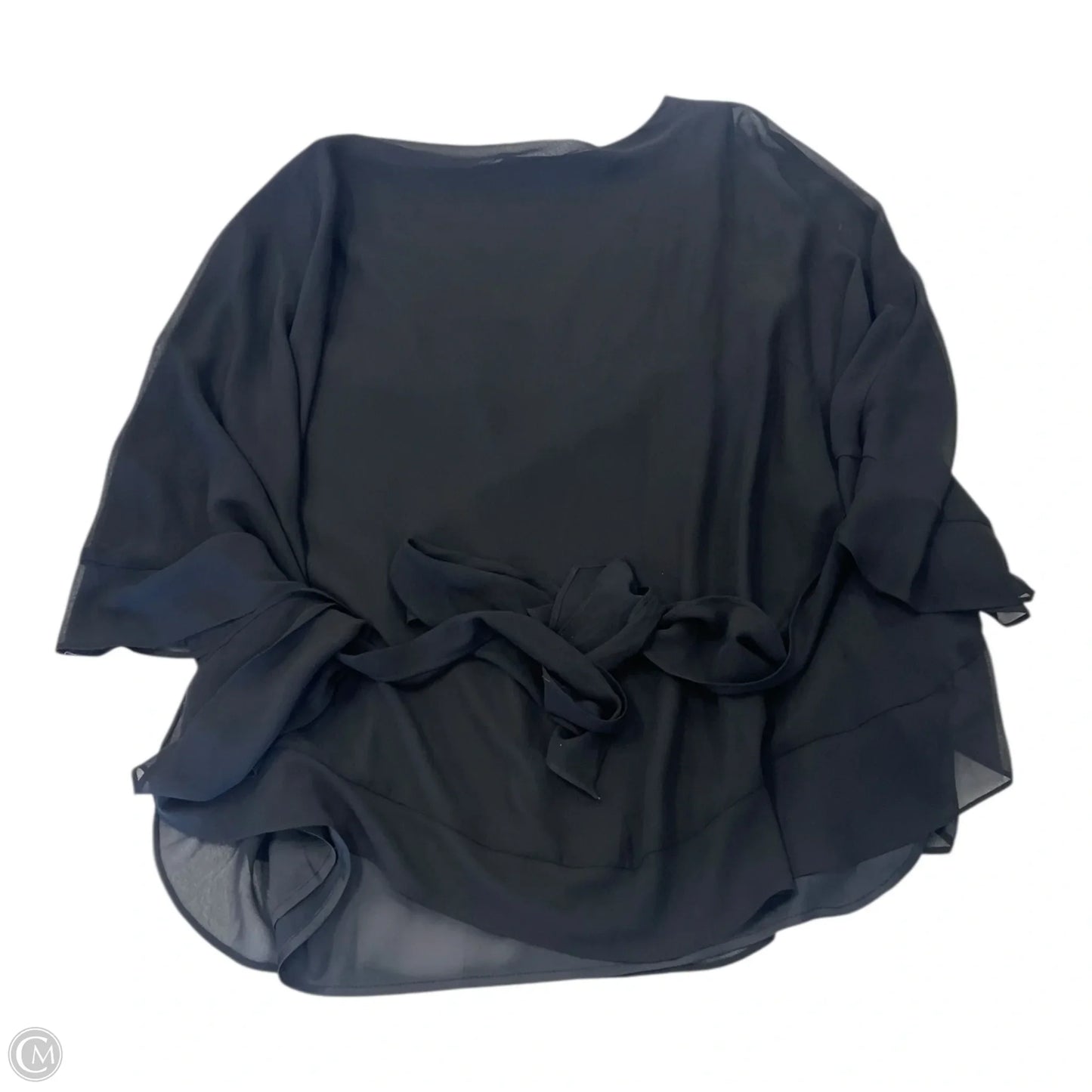 Top Long Sleeve By White House Black Market In Black, Size: M