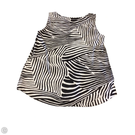 Top Sleeveless By Chicos In Animal Print, Size: M