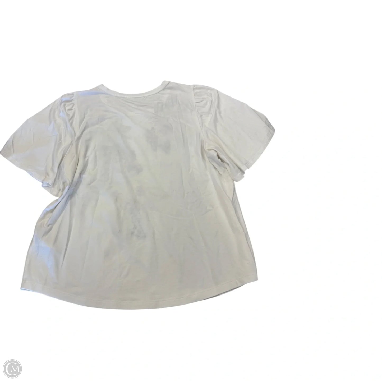 Top Short Sleeve By Chicos In Tropical Print, Size: L