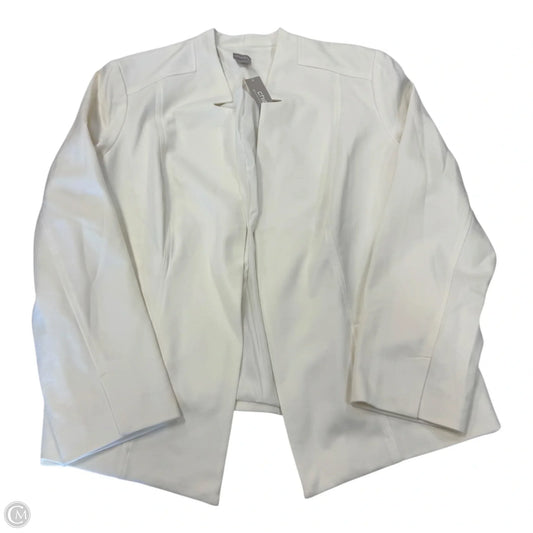 Blazer By Chicos In Cream, Size: Xl