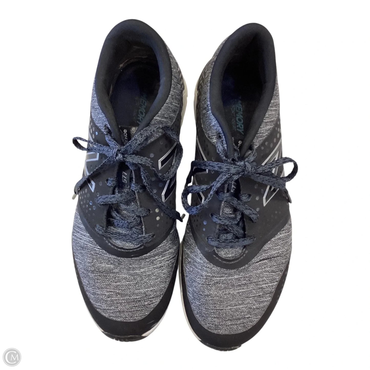 Shoes Sneakers By New Balance In Black & Grey, Size: 7.5