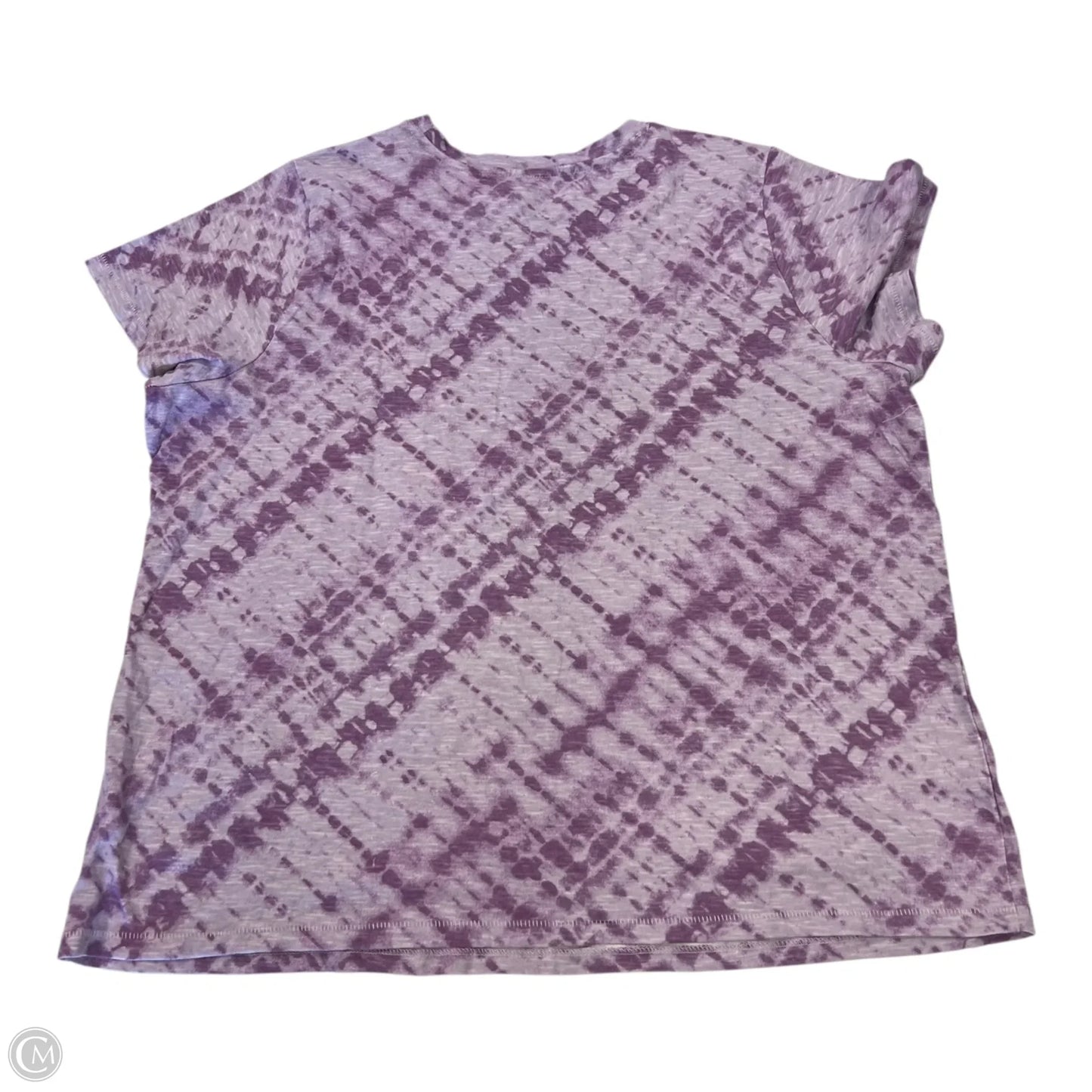 Top Short Sleeve By Sonoma In Purple, Size: Xxl