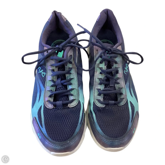 Shoes Athletic By Ryka In Blue & Green, Size: 10
