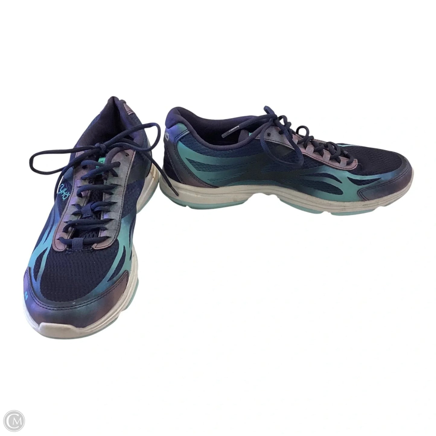 Shoes Athletic By Ryka In Blue & Green, Size: 10