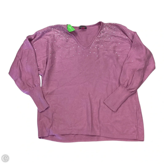 Top Long Sleeve By Vince Camuto In Pink, Size: M