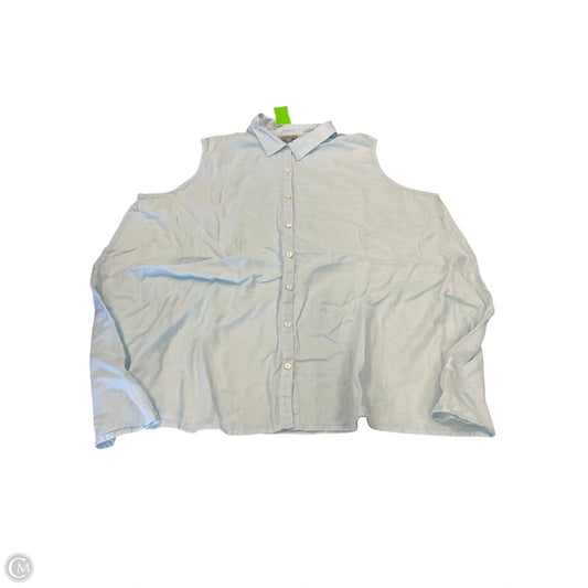 Top Sleeveless By J. Jill In Blue, Size: Xl