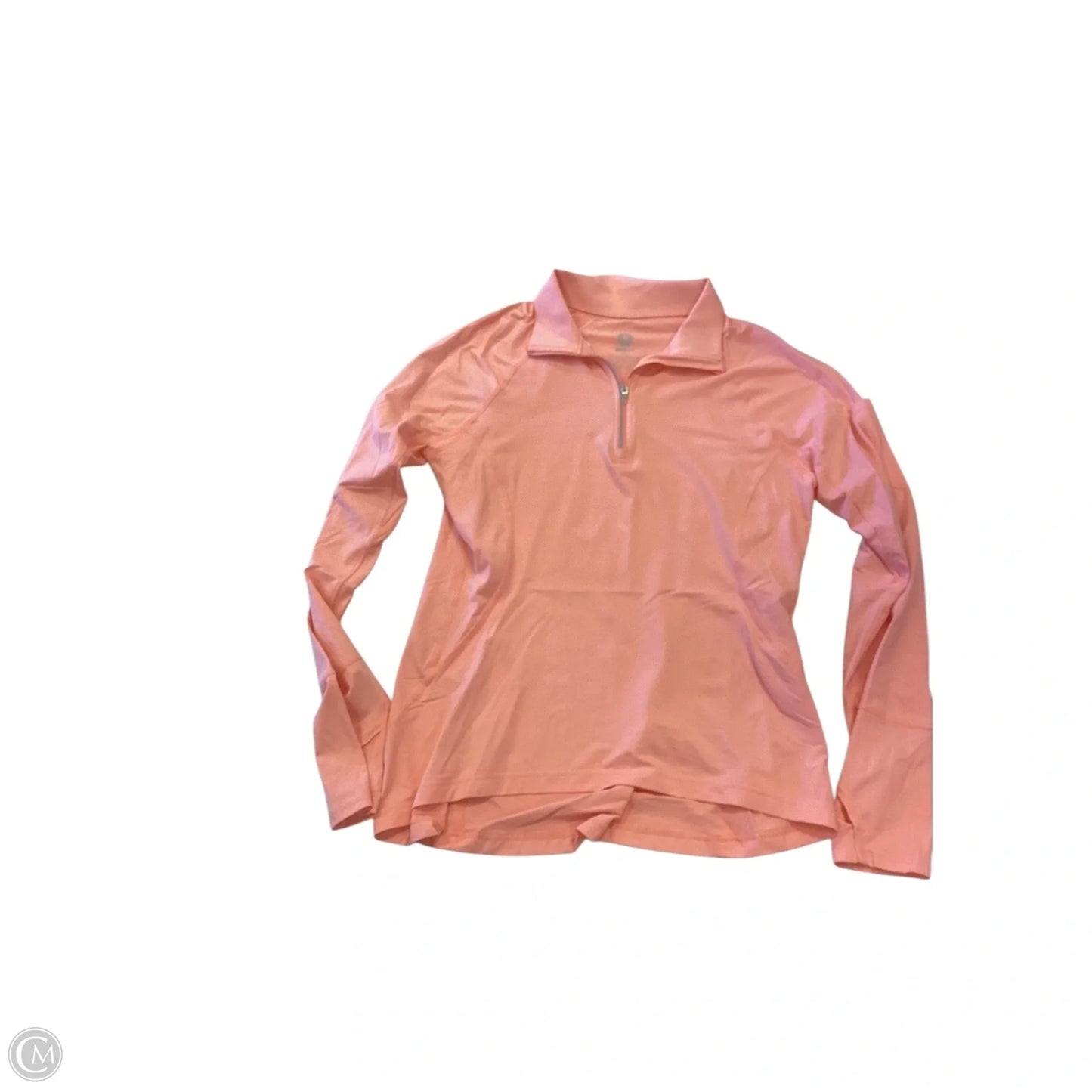 Top Long Sleeve By Cmc In Orange, Size: L