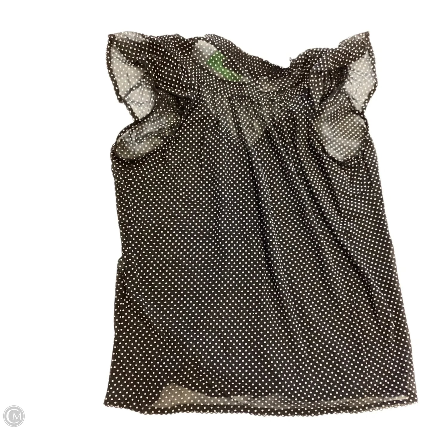 Top Short Sleeve By Limited In Polkadot Pattern, Size: M