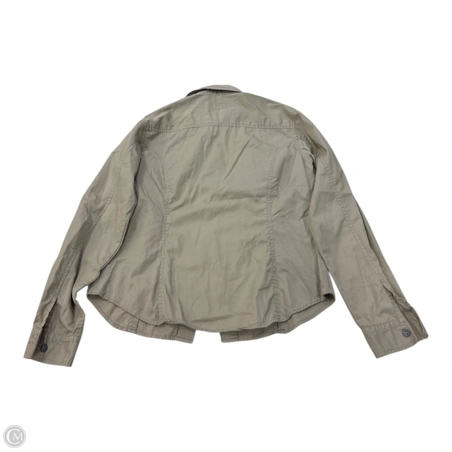 Top 2pc 3/4 Sleeve By Calvin Klein In Tan, Size: M