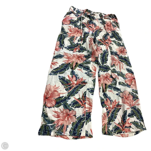 Pants Lounge By Dash In Floral Print, Size: M