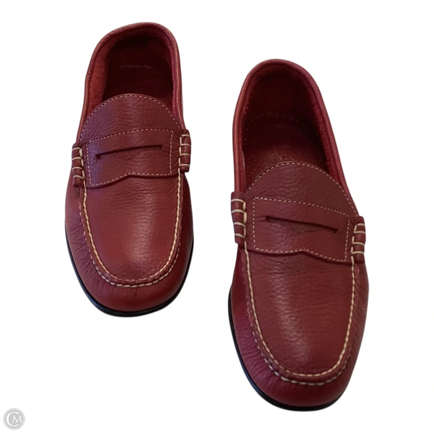 Shoes Flats By Cmc In Maroon, Size: 8