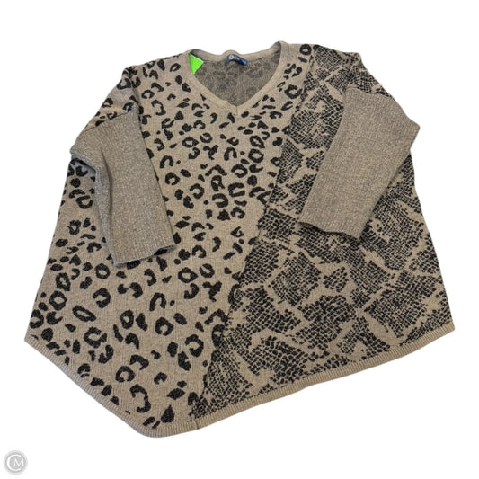 Sweater By Democracy In Animal Print, Size: L
