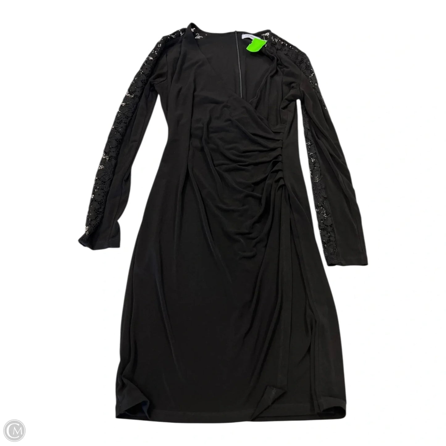 Dress Casual Short By Calvin Klein In Black, Size: L