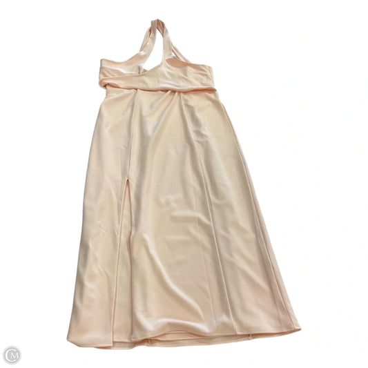 Dress Casual Maxi By Mumu In Peach, Size: Xxl