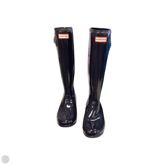 Boots Knee Flats By Hunter In Navy, Size: 9