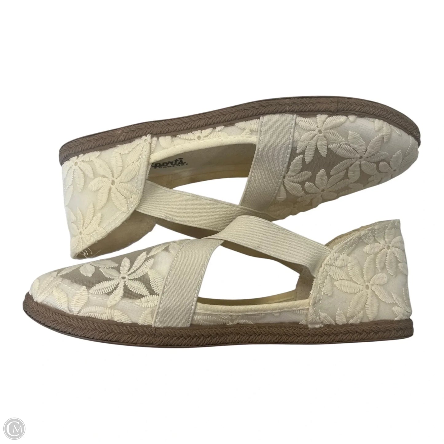Shoes Flats By Cmc In White, Size: 6