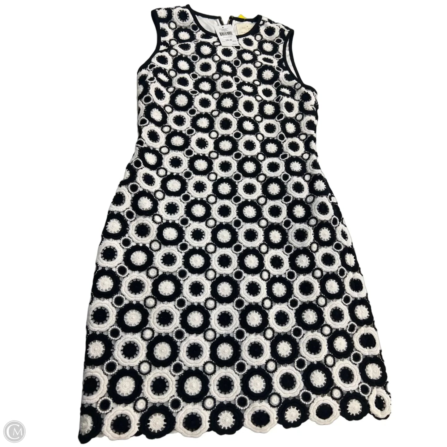 Dress Designer By Kate Spade In Black & White, Size: 4
