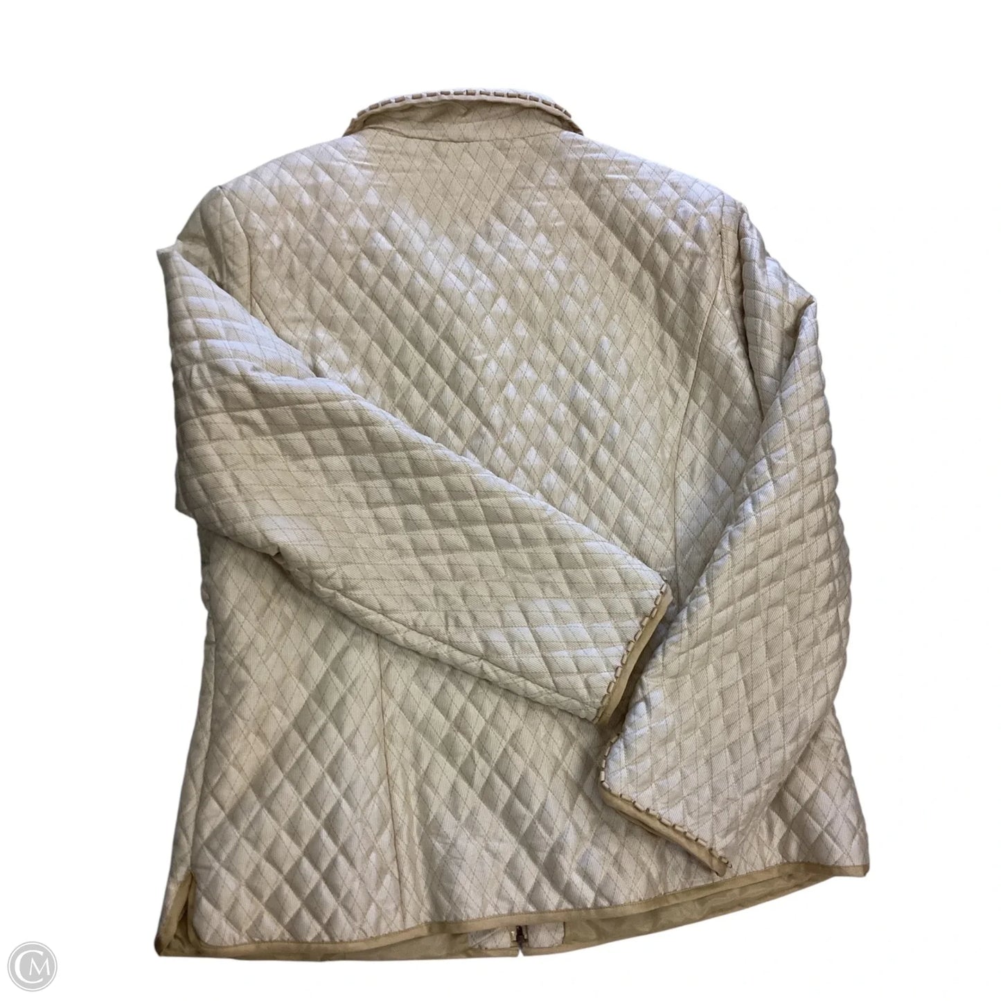 Blazer By Silkland In Gold, Size: Xl