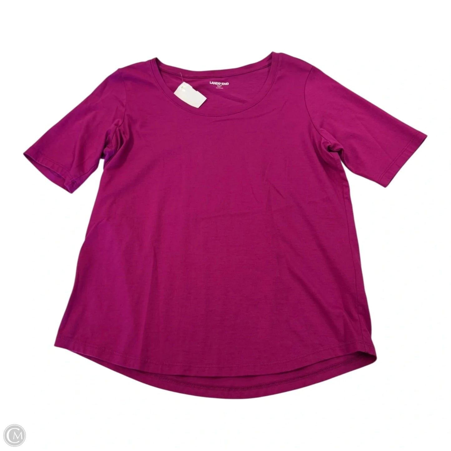 Top Short Sleeve By Lands End In Purple, Size: Xsp