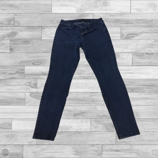 Jeans Skinny By Guess In Blue, Size: 6