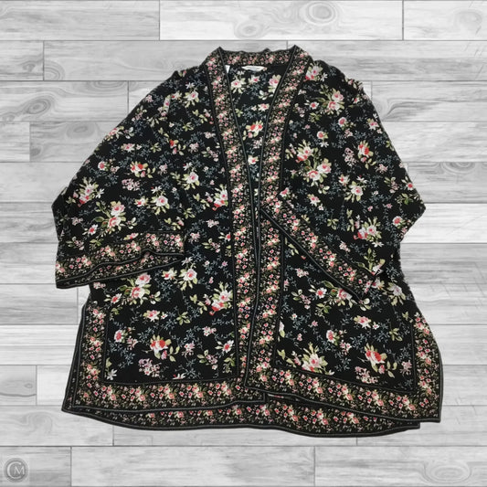 Cardigan By Max Studio In Floral Print, Size: S