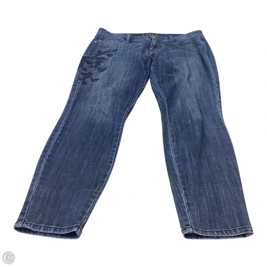 Jeans Cropped By Elle In Blue, Size: 8