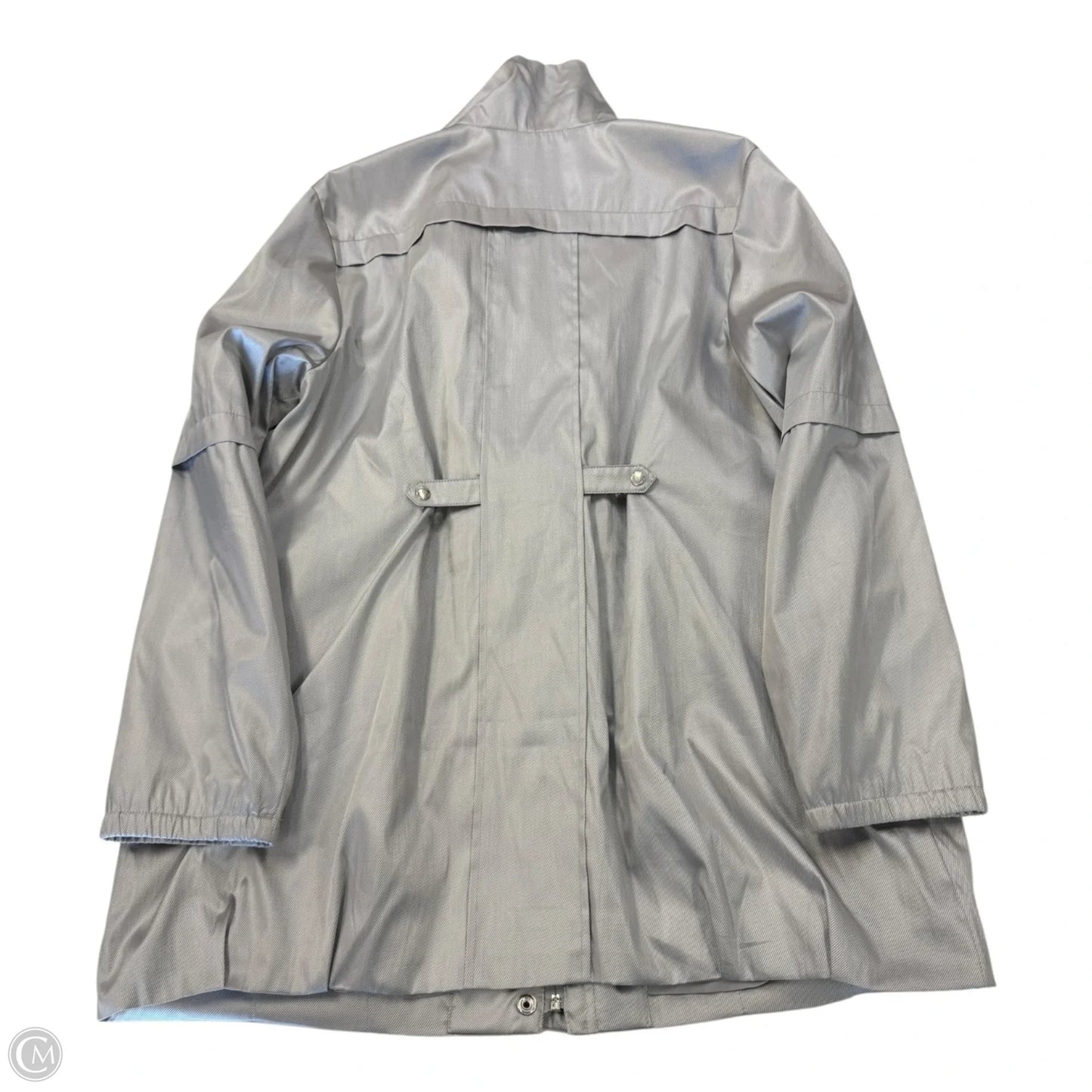 Jacket Other By Chicos In Silver, Size: Xl