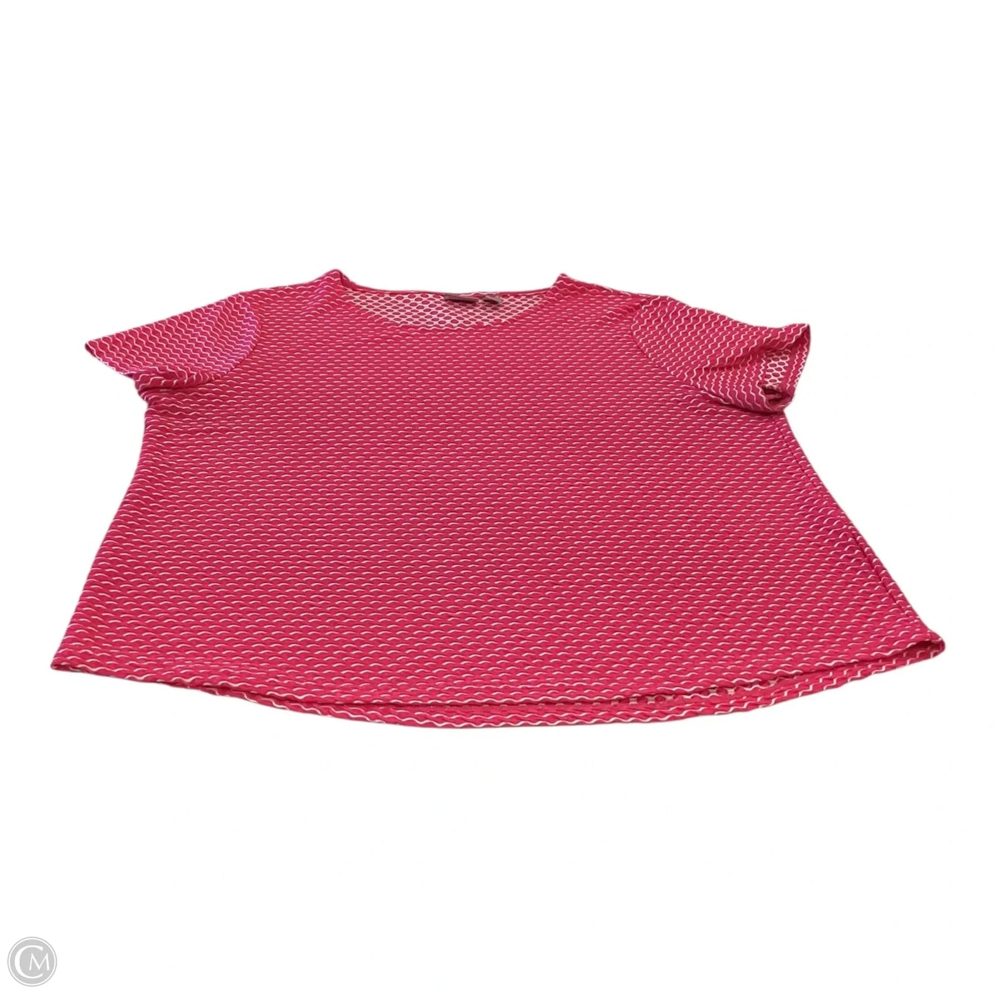 Top Short Sleeve By Chicos In Pink, Size: Xl