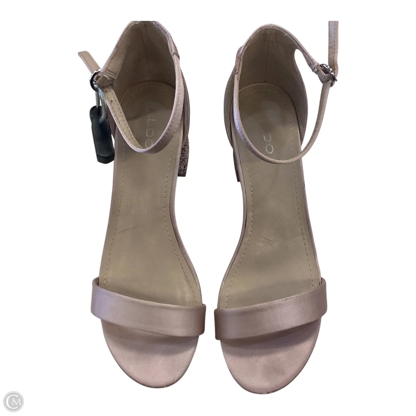 Sandals Heels Block By Aldo In Pink, Size: 7