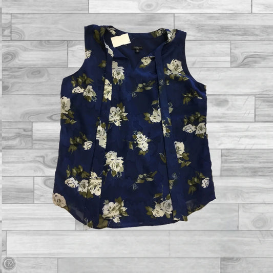 Top Sleeveless By Talbots In Floral Print, Size: Mp