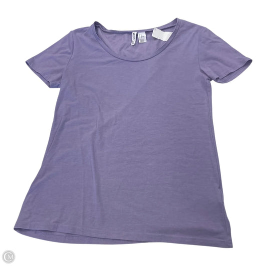 Top Short Sleeve By Divided In Purple, Size: M