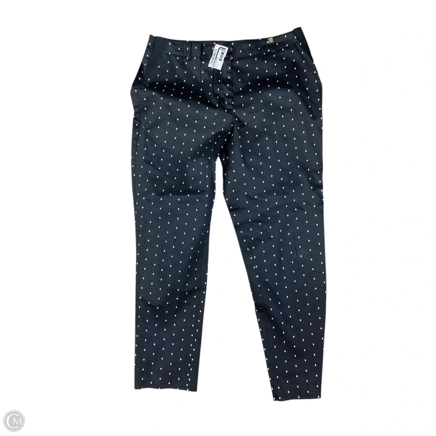 Pants Cropped By Anne Klein In Polkadot Pattern, Size: 8