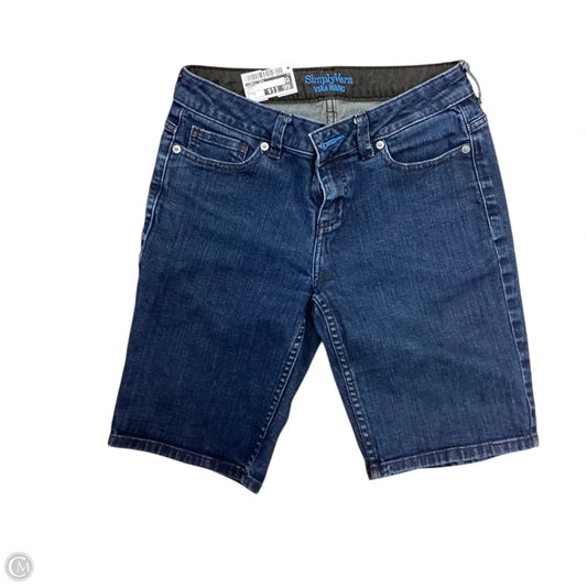 Shorts By Simply Vera In Blue, Size: 2