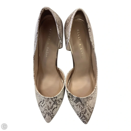 Shoes Heels Stiletto By Kelly And Katie In Animal Print, Size: 9.5