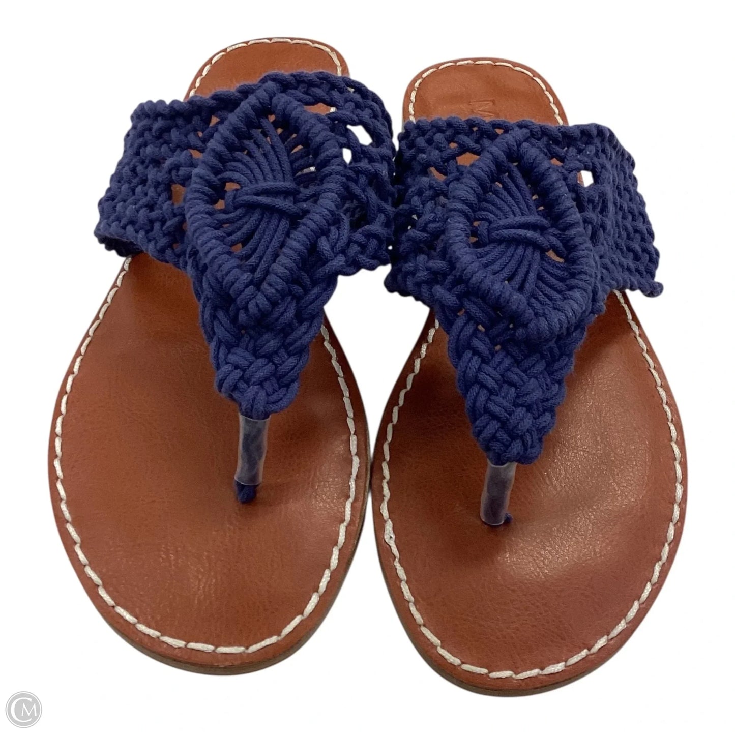 Sandals Flip Flops By Mia In Navy, Size: 8.5