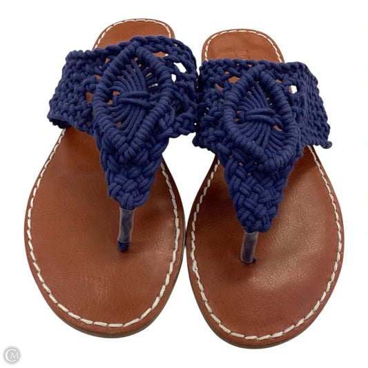 Sandals Flip Flops By Mia In Navy, Size: 8.5