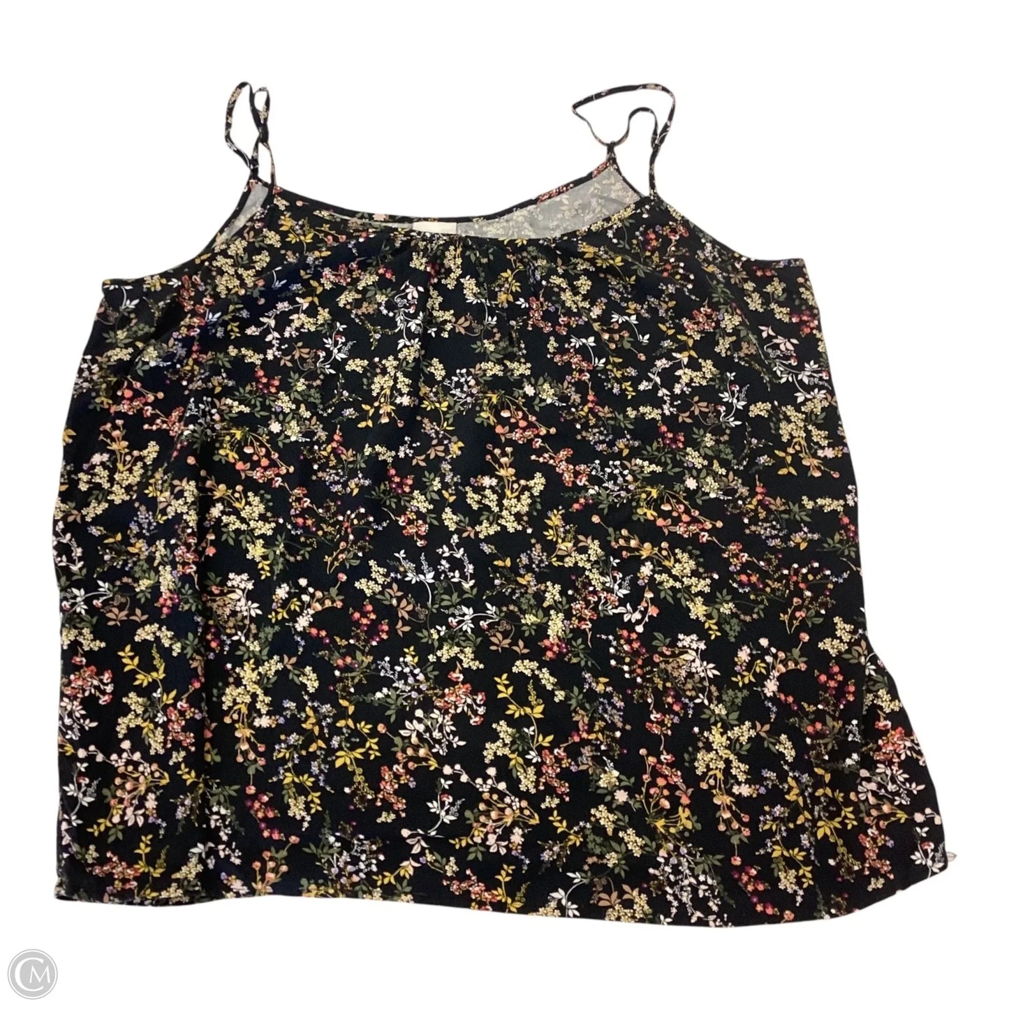 Top Cami By Merona In Floral Print, Size: Xxl