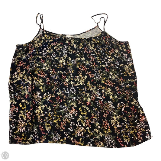 Top Cami By Merona In Floral Print, Size: Xxl