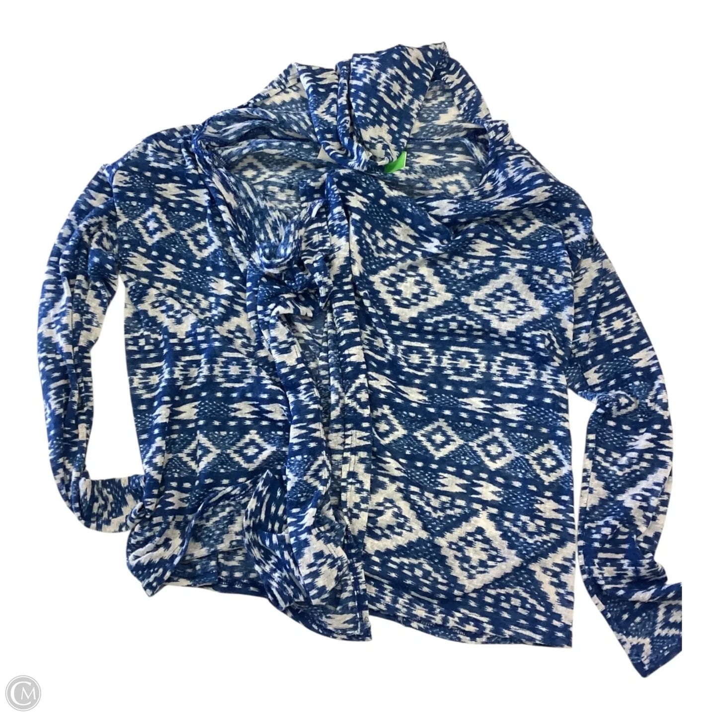 Top Long Sleeve By America Rag In Blue, Size: S