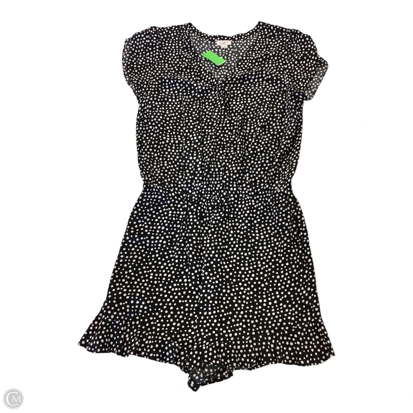 Dress Casual Short By Loft In Polkadot Pattern, Size: Mp