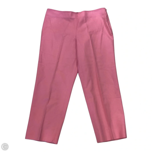 Pants Cropped By Talbots In Pink, Size: 12p