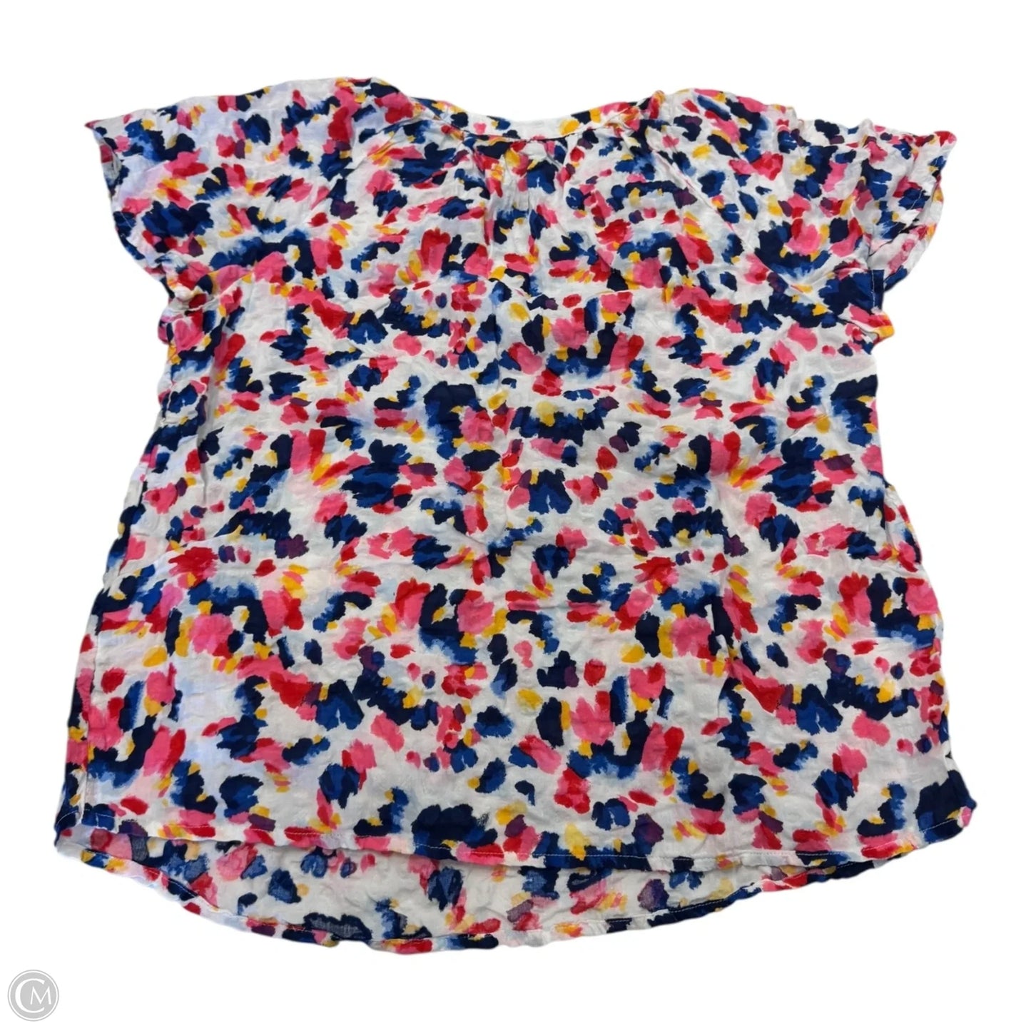 Top Short Sleeve By Style And Company In Multi-colored, Size: M