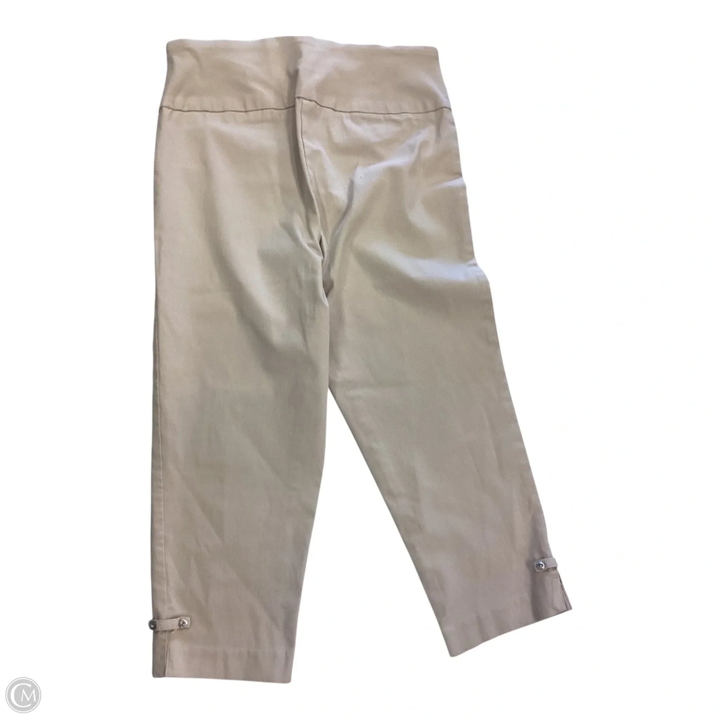 Capris By Counterparts In Tan, Size: M