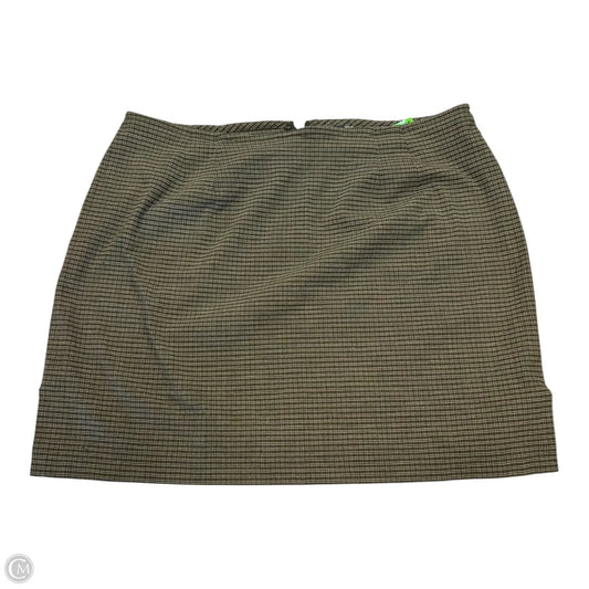 Skirt Mini & Short By Venezia In Green, Size: 22