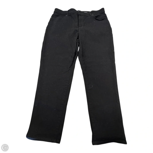 Pants Cropped By Chicos In Black, Size: L