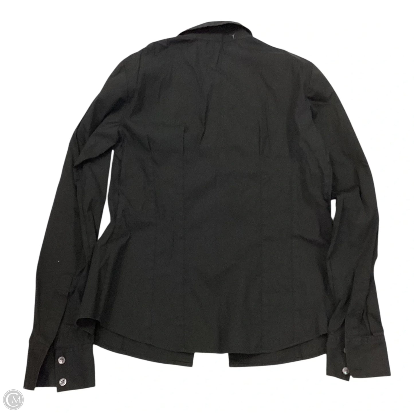Top Long Sleeve By Theory In Black, Size: M