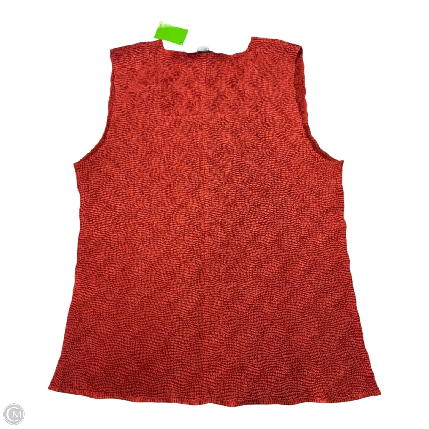 Top Sleeveless By Dressbarn In Orange, Size: 14