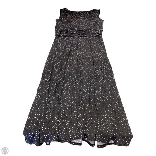 Dress Casual Maxi By Jessica Howard In Polkadot Pattern, Size: 8