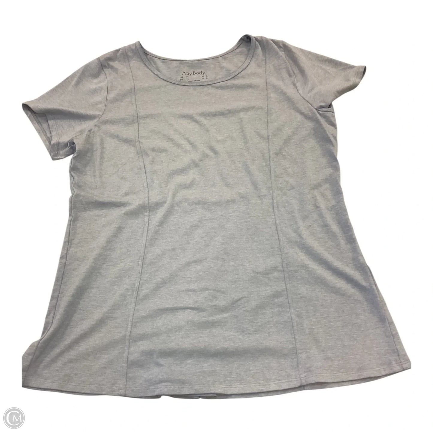 Top Short Sleeve By Any Body In Blue, Size: M