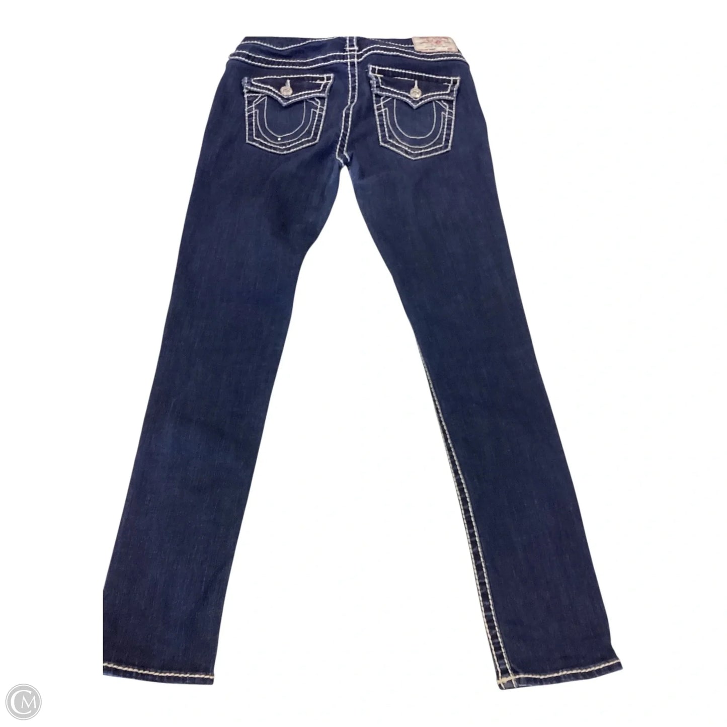 Jeans Skinny By True Religion In Blue, Size: 12